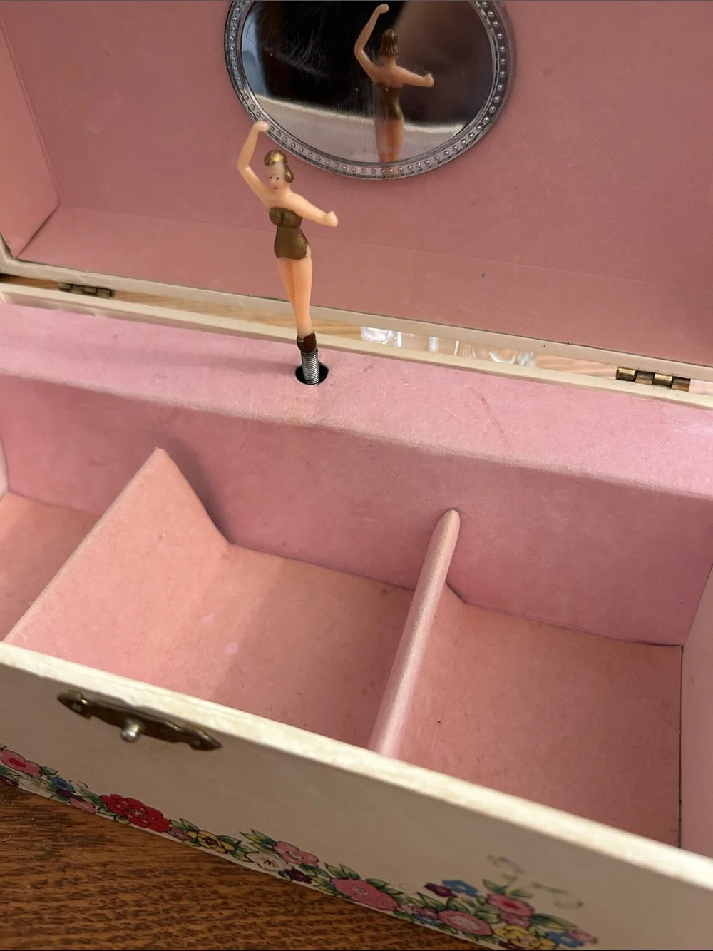 Vintage Ballerina Musical Jewelry Box